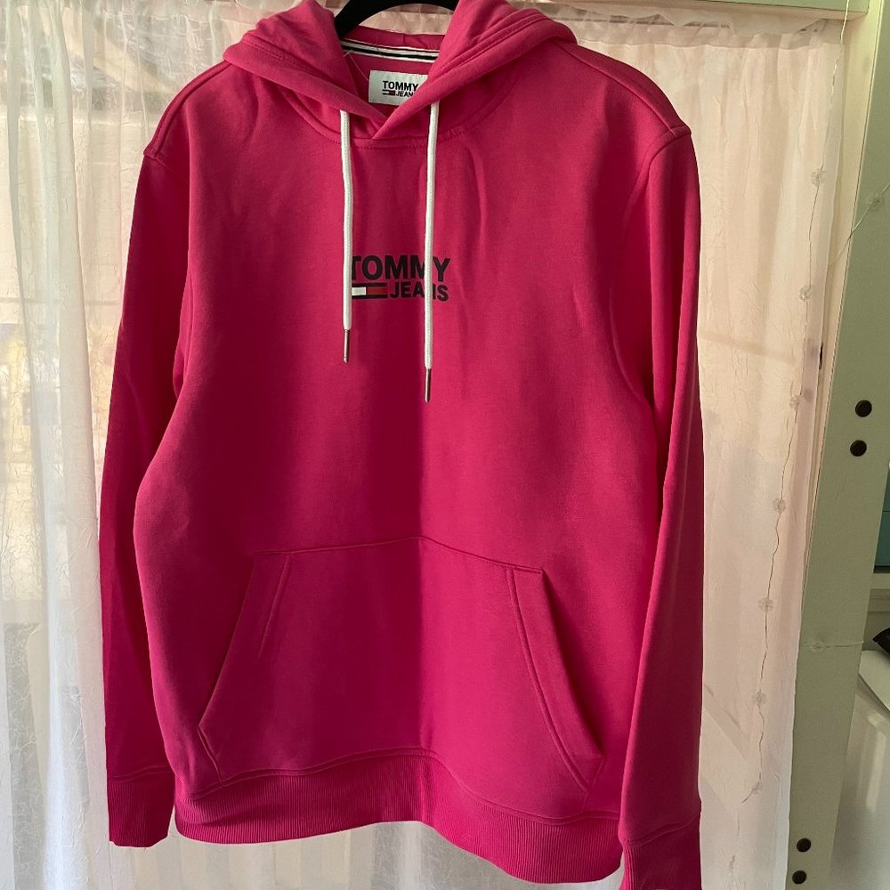 Hot Pink Tommy Hilfiger Hoodie